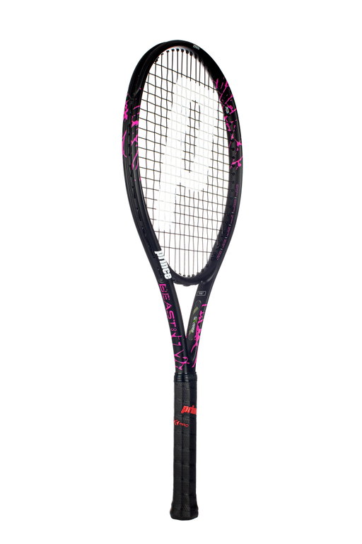 Prince Tennisschläger Beast Pink 100in/265g schwarz/pink - unbesaitet -